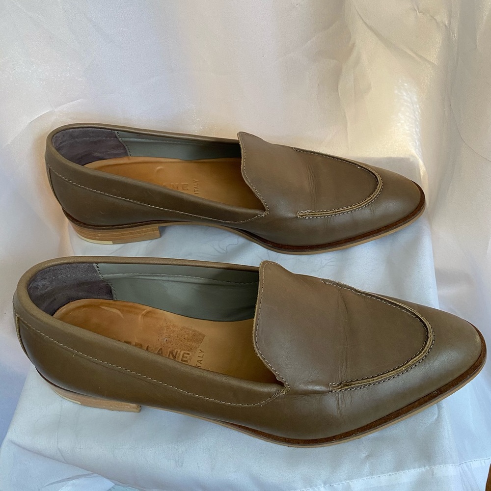 Everlane Modern Loafer | Leather | Taupe 9